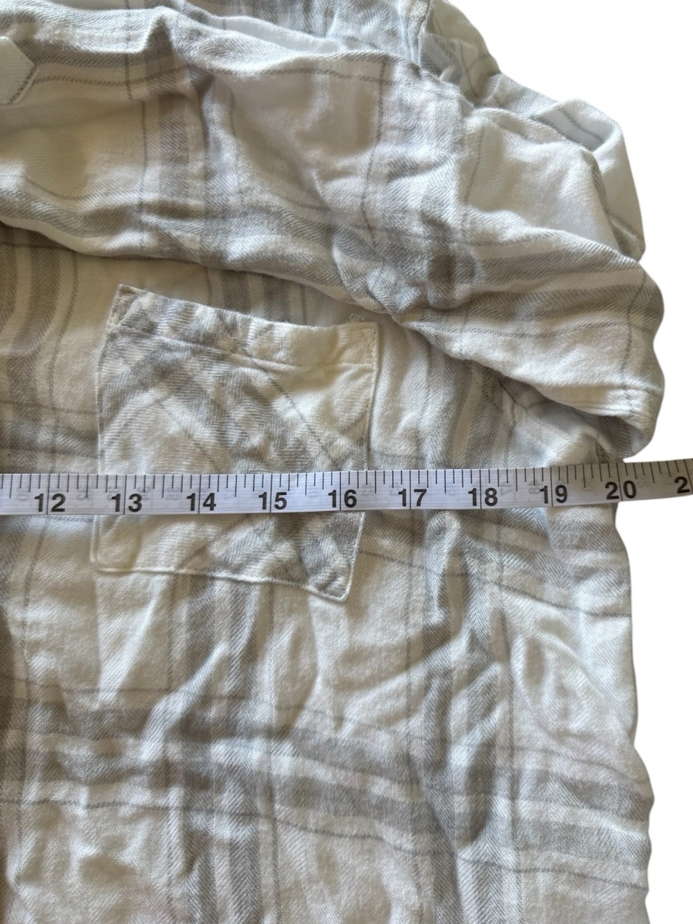 2 Well Worn Women's Plaid Soft Viscose Button-Down Duo - Blue & Light Gray - Picture 6 of 6